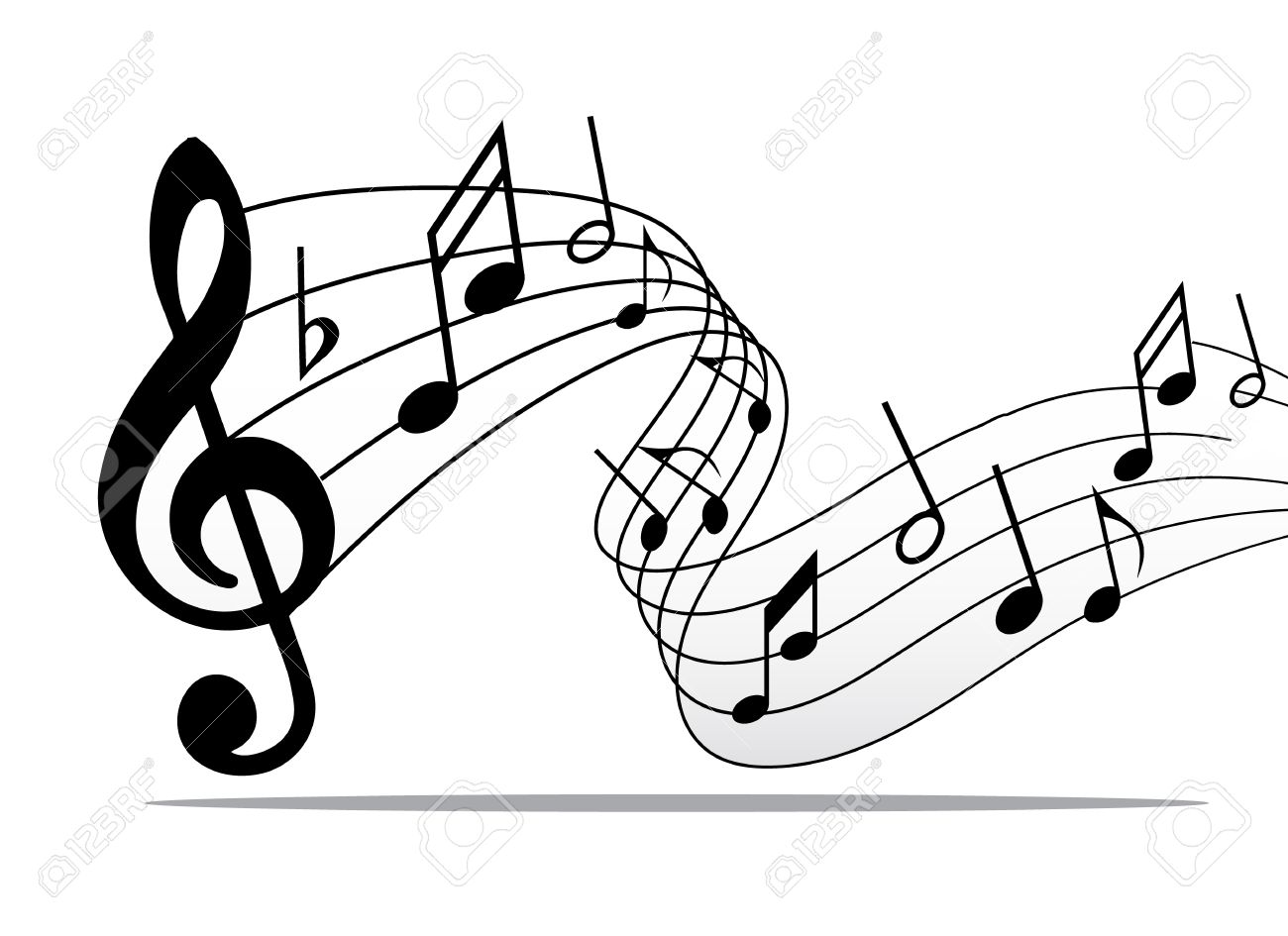 Notas musicales relajantes