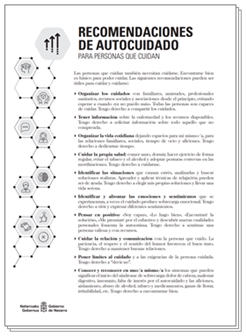 Recomendaciones de autocuidado