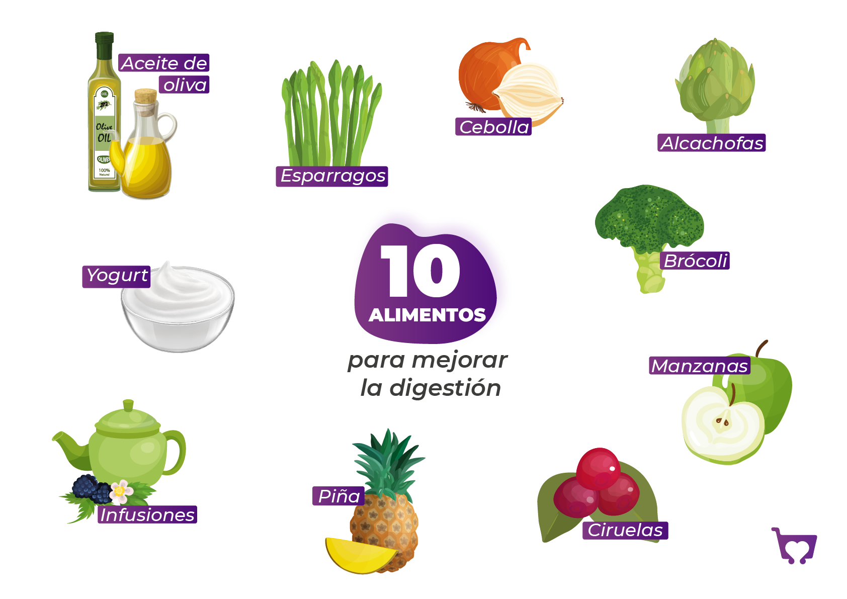 Alimentos para la digestión