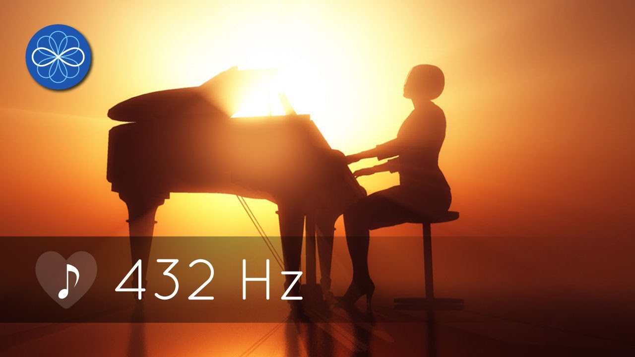 Piano tocando en 432 Hz